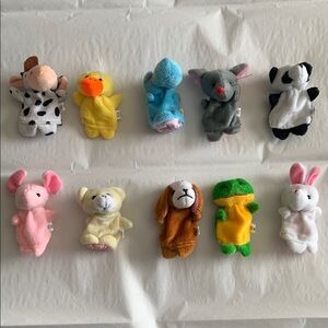 Multi-Animal Finger Puppets Set